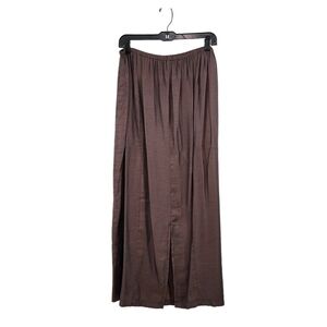 Amy Rigg Women's Vintage Front Slit Maxi Skirt - L